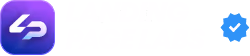 Landing Page Labs logo with blue verified checkmark badge.